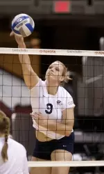 Lacey Gera won today's Fighting Spirit Award for her play off the bench.