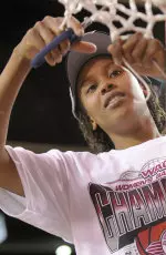 Sophomore Jalessa Ross will participate in the 2 ball challnege as the 'Dogs show fans a preview of their 2008-09 squad that will compete to defend their 2008 WAC title.