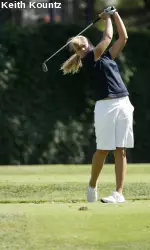 Junior Lindi Covarrubias shot six over par today to tie for 17th place.