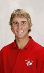 Sophomore Michael Gideon is leading the team and is tied for sixth place in the tournament