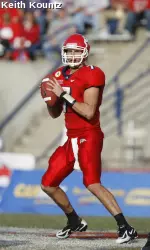 Tom Brandstater scored both of Fresno State's offensive touchdowns on quarterback sneaks.