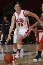 Bailey Amundsen scored 26 points and grabbed 11 rebounds in Fresno States 71-54 win over UCSB.