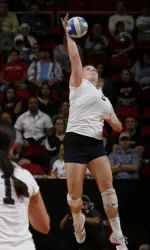 Lacey Gera posted a new season-high with 20 kills vs. La. Tech in the first round of the WAC Tournament.