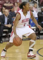 Taja Edwards had 11 points and eight rebounds in Sunday's win over Sacramento State.