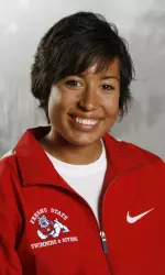 Freshman swimmer Dede Torres learned to swim when she was four.