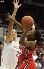 Marnique Arnold scored a career high 21 points against No. 3 Stanford.