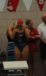 Junior Rebecca Strmiska and the 'Dogs return to the pool Friday at the Cal Poly Invitational.