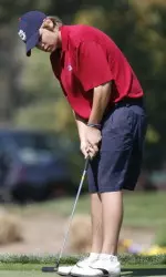 Sophomore Grant Doverspike overcame a sprained thumb to earn his second individual title.