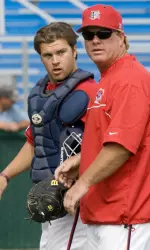 Fresno State catcher Danny Grubb and head coach Mike Batesole are ready to start the 2008 campaign.