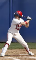 Haley Perkins had the game winning hit for the 'Dogs in the sixth inning.