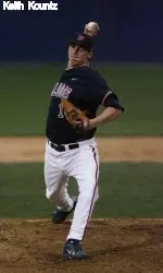 Tanner Scheppers struckout 10 Utah batters and threw a two-hit shutout for seven innings in Fresno State's 10-0 win.