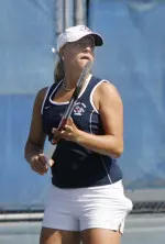Sophomore Renata Kucerkova and the Bulldogs host Denver and BYU this weekend at the Wathen Tennis Center.