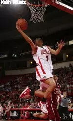 Tierre Wilson had 15 points and eight rebounds against New Mexico State.