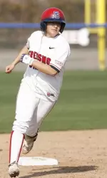 Senior Jenna Cervantez had four RBI's in game two.