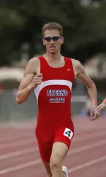 Frank Sanders, who qualified two events for the NCAA Regional Meet over the weekend, was named WAC Track Athlete of the Week Monday, April 21.