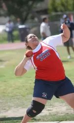Rosario Sanchez earned an automatic berth to the NCAA Championships with her career-best day resulting in foruth place in the shot put.