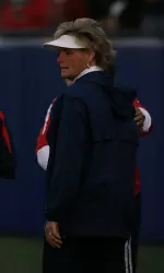 Margie Wright and the Bulldogs finish the WAC Tournament with a 2-2 record.