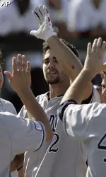 Tommy Mendonca has two homeruns at the College World Series.