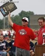 Mike Batesole earned his second National Coach of the Year award on Friday.