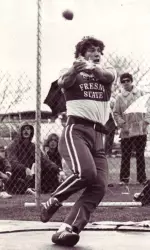 Matt Mileham is seen throwing here in his days as a Bulldog.
