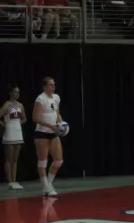 Kelly Mason had one of the six Bulldog service aces against UCSB.