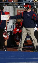 Associate head coach John Baxter coaches the outstanding Bulldogs' special teams.
