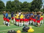 Fresno State women's soccer team begins practice for the 2008 season.