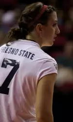 Kelly Leonardo had a season-high 10 kills vs. Chicago State.