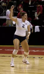 Tairyn Rasmussen tied a career-high with 17 kills vs. Drake.