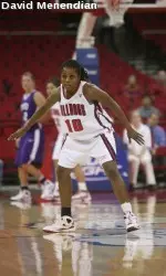 Marnique Arnold had 12 points and five rebounds against UNLV on Friday.