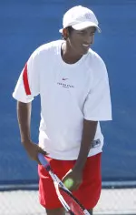 The Bulldog men's tennis team pull off a 4-3 victory against SMU in the first qualifying match for National Team Indoors.