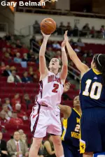 Hayley Munro had 22 points in Friday's win over San Jose State.