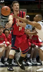 An outstanding student on the Bulldog men's basketball team, sophomore Ned Golubovic has been nominated by Fresno State for Academic All-America honors.