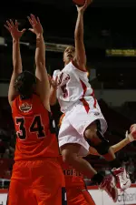 Brittny Jones scored 11 points in a 78-50 victory over Hawai'i on Thursday.