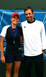Anastasia Petukhova defeated No. 11 Yasmin Schnack for the consolation championship of the ITA All-American Main Draw.