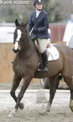Caitlin Marshall earned a win in Equitation on the the Flat against No. 6 Texas AM.