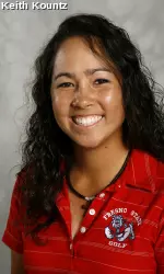 Bulldog Hali Coppin shot a 1-under par 71 to move up to fifth place.