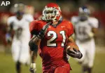 Bulldog running back Ryan Mathews is the nation's top running back averaging more than 148 yards per game.