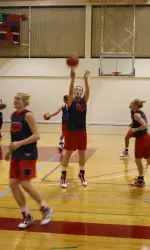The Bulldog women's basketball team opened practice on Friday evening in the North Gym.