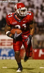 Ryan Mathews set the Fresno State record for most consecutive games with 100 or more rushing yards.