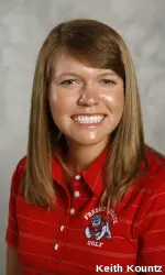 Senior Lindi Covarrubias leads the team with a 76.50 stroke average.
