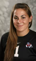 Junior Kaitlyn Revel has 24 career shutouts and has the most shutouts in Fresno State history.