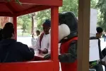 Senior receiver Marlon Moore spent his lunch hour in the free speech are on campus with TimeOut talking Bulldog football.
