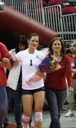 Allanah Munson and the Bulldog seniors were honored tonight.