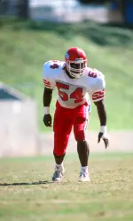 Linebacker Ron Cox was MVP at the California Raisin Bowl in 1989.