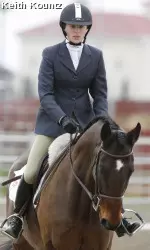 Kimmie Steinbuch is one of the top performers on the Bulldog equestrian team, ranked No. 10 in the nation.