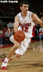 Steven Shepp, in his first season with the Bulldogs, leads all WAC sophomores with 4.9 assists per game.