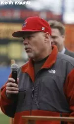 Double Hitter vs UC Davis on Feb 23, 2008, Honoring the retirement of Ruthven and Goodwin's numbers at Pete Beiden Field.