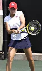 Fresno State senior Anastasia Petukhova won the WAC Player of the Month for the secont time this year.