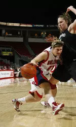 Emma Andrews had 10 points against No. 2 Stanford.